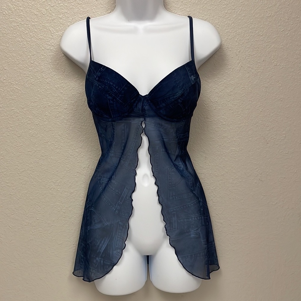 Vintage 1990s 90s y2k lingerie top la senza babydoll top large nightie